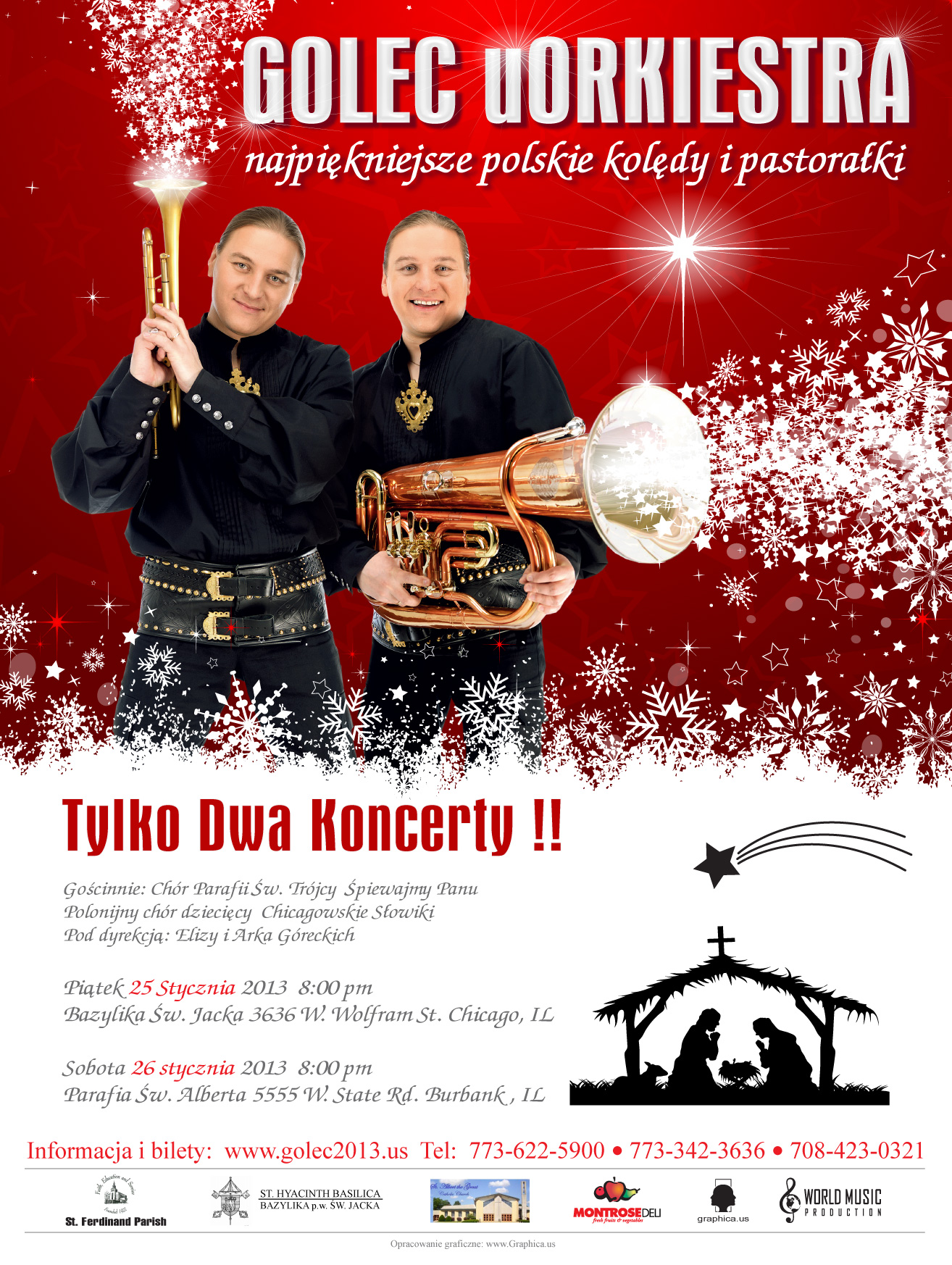 Koncerty Golec uOrkiestra - plakat 2013